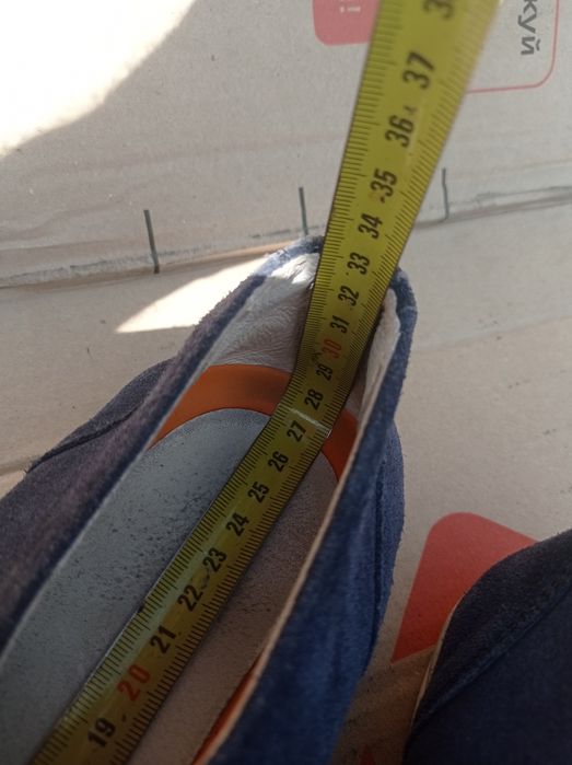 Макасины мужские синие 43 размер.