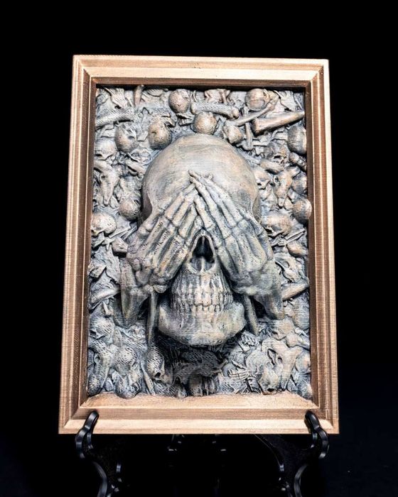 Trzy Mądre Czaszki - Symboliczny Akcent Dekoracyjny!