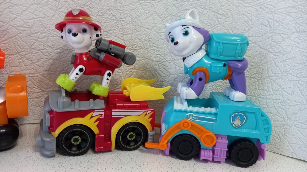 Маршал,Эверест,Зума, Райдер на машинах Щенячий патруль