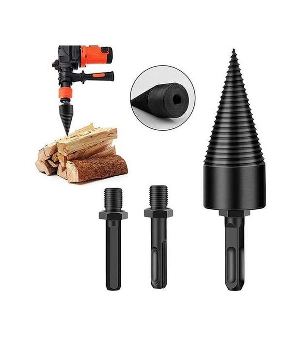 Broca Divisora de Madeira, com 3 Adaptadores