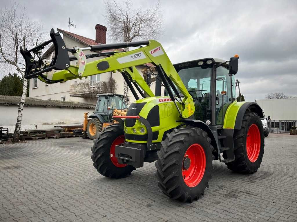 CLAAS ARES 617 ATZ + CLAAS FL120 / Kabina amortyzowana / Klima /