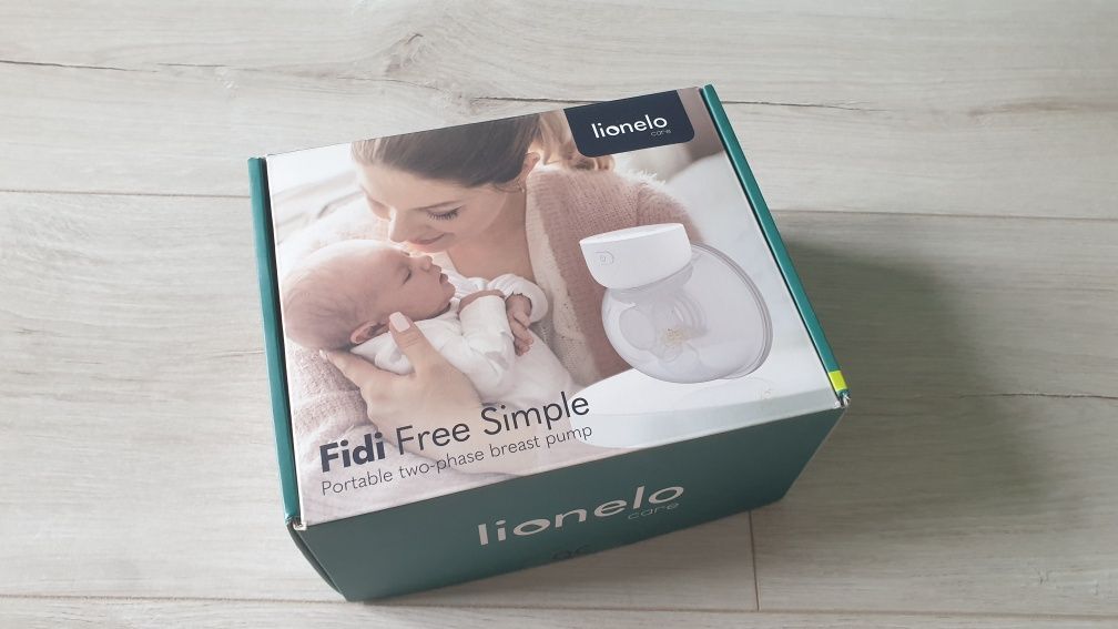 Laktator Lionelo elektryczny Fidi Free Simple jak nowy  GRATIS WKŁADKI