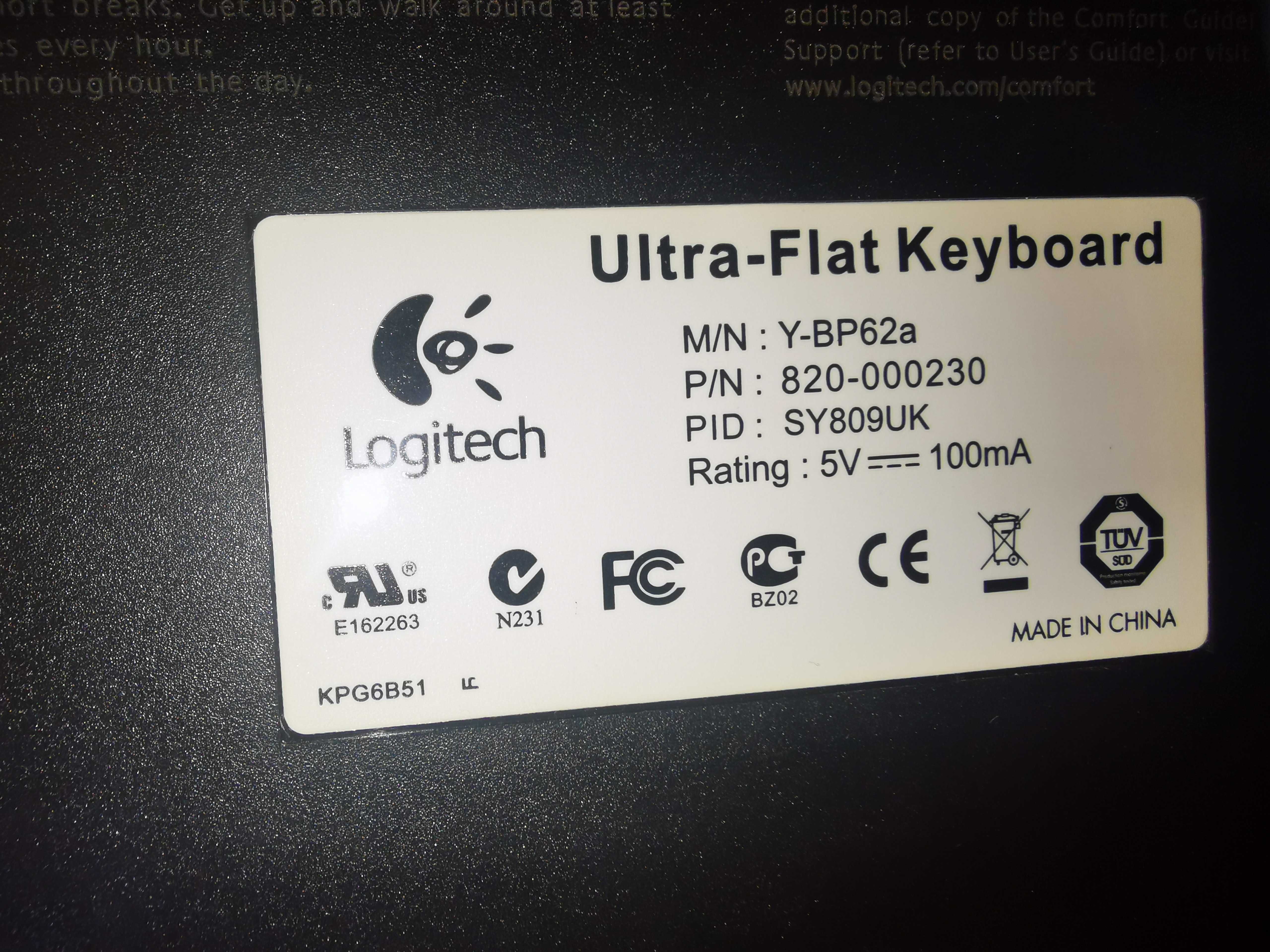 Klawiatura komputerowa LOGITECH