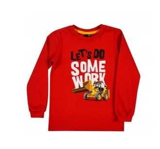 Bluzka Spychacz GT Czerwony; Rozmiar: 122