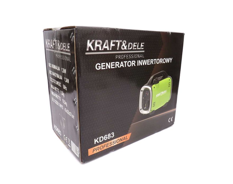 KRAFT&DELE Agregat Prądotwórczy Generator 4suw Inwertorowy 1300w KD683