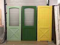 Drzwi wewnętrzne drewniane zielone,żółte,niebieskie,czarne,czerwone