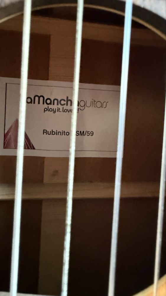 La mancha gitara 3/4 Rubinito LSM/59