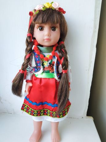 Кукла лялька украиночка Полтавка в украинском костюме новая