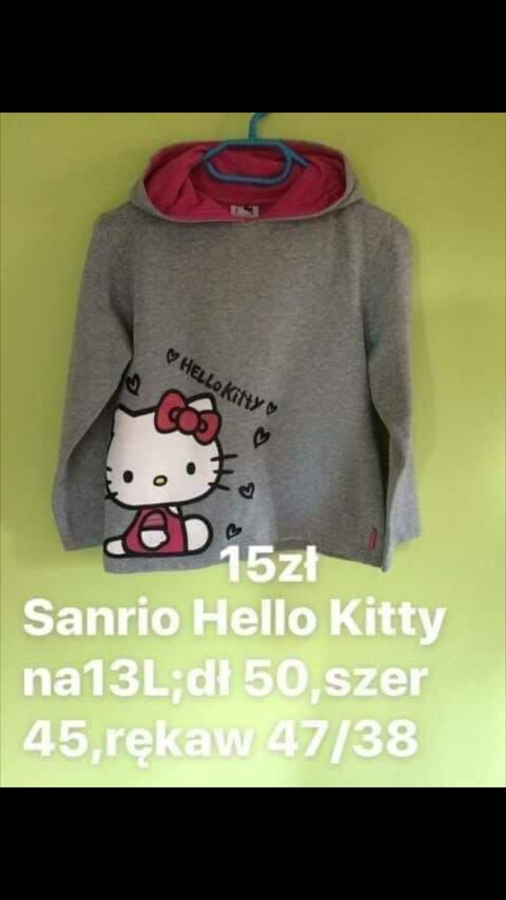 Sanrio Hello Kitty na13L;dł 50,szer 45,rękaw 47/38