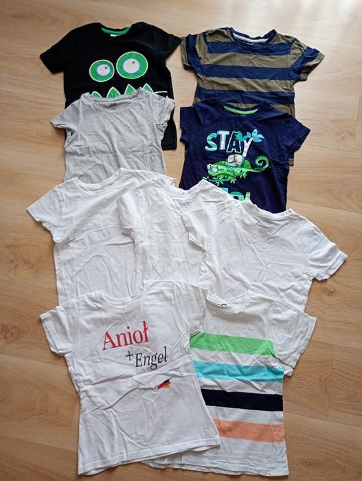 Zestaw koszulek 9 szt- 40 zl