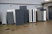 Ścianka żaluzjowa panel do pergoli, altanki, ruchoma deseczka metalowa