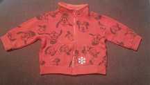 Bluza niemowlęca na suwak Disney Baby rozmiar 68.