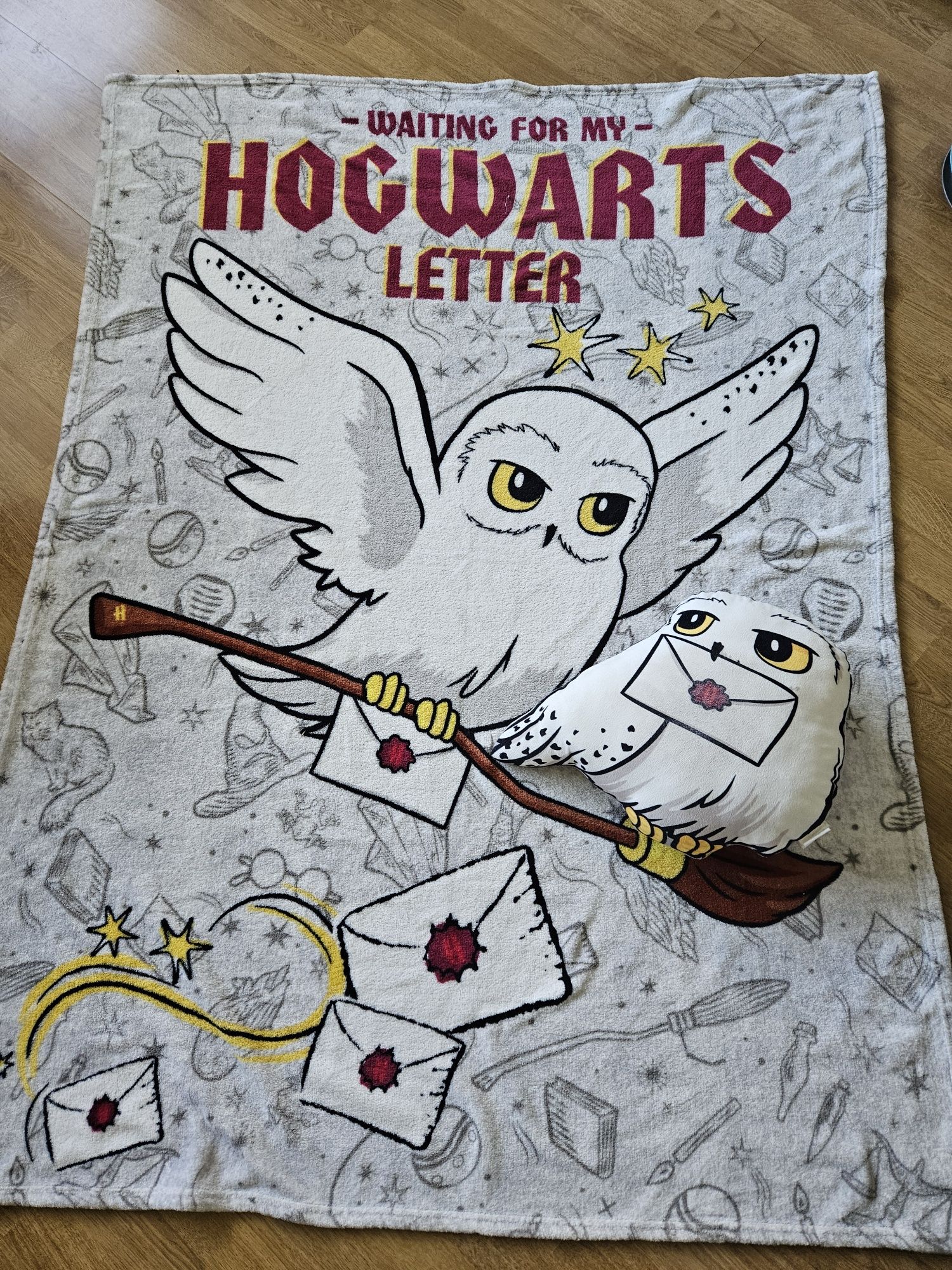 Poduszka+kocyk Harry Potter Hedwiga