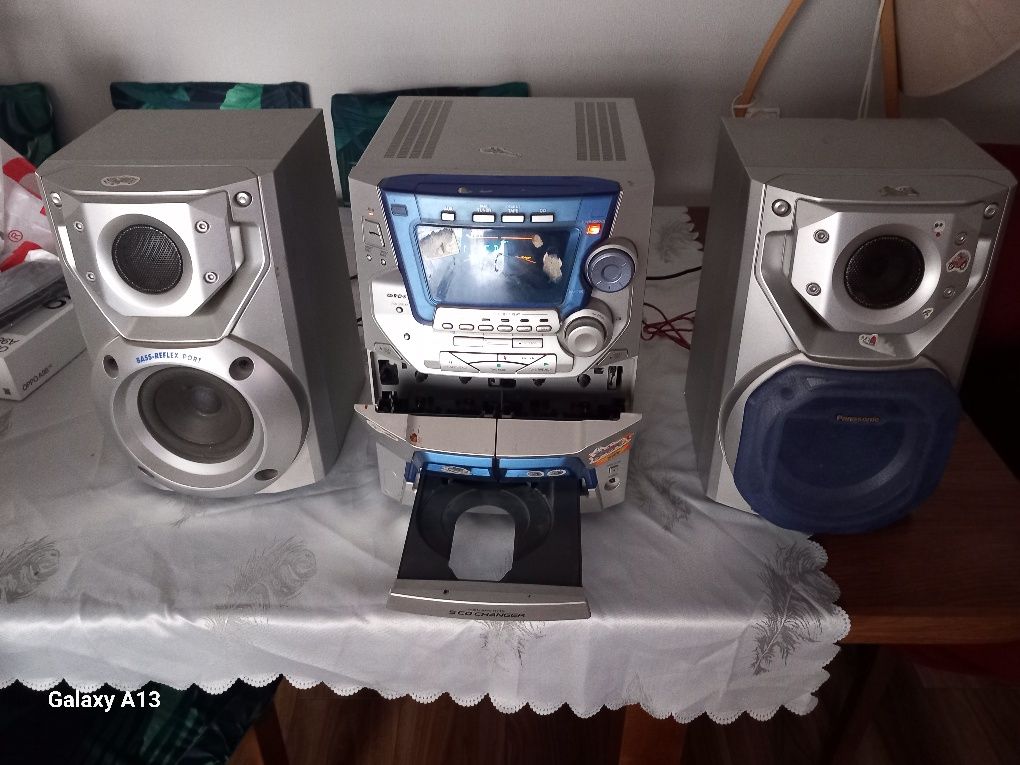 Elektronika  wieża stereo panasonic