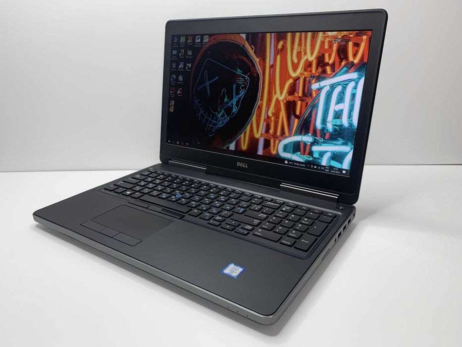 Dell Precision 7520, Core i7-6820HQ, 16Gb, 256Gb+1Tb, NVIDIA 4Gb, FHD