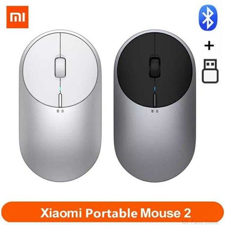 Мышь Xiaomi Mi Mouse Portable 2 беспроводная Bluetooth/usb apple мышка