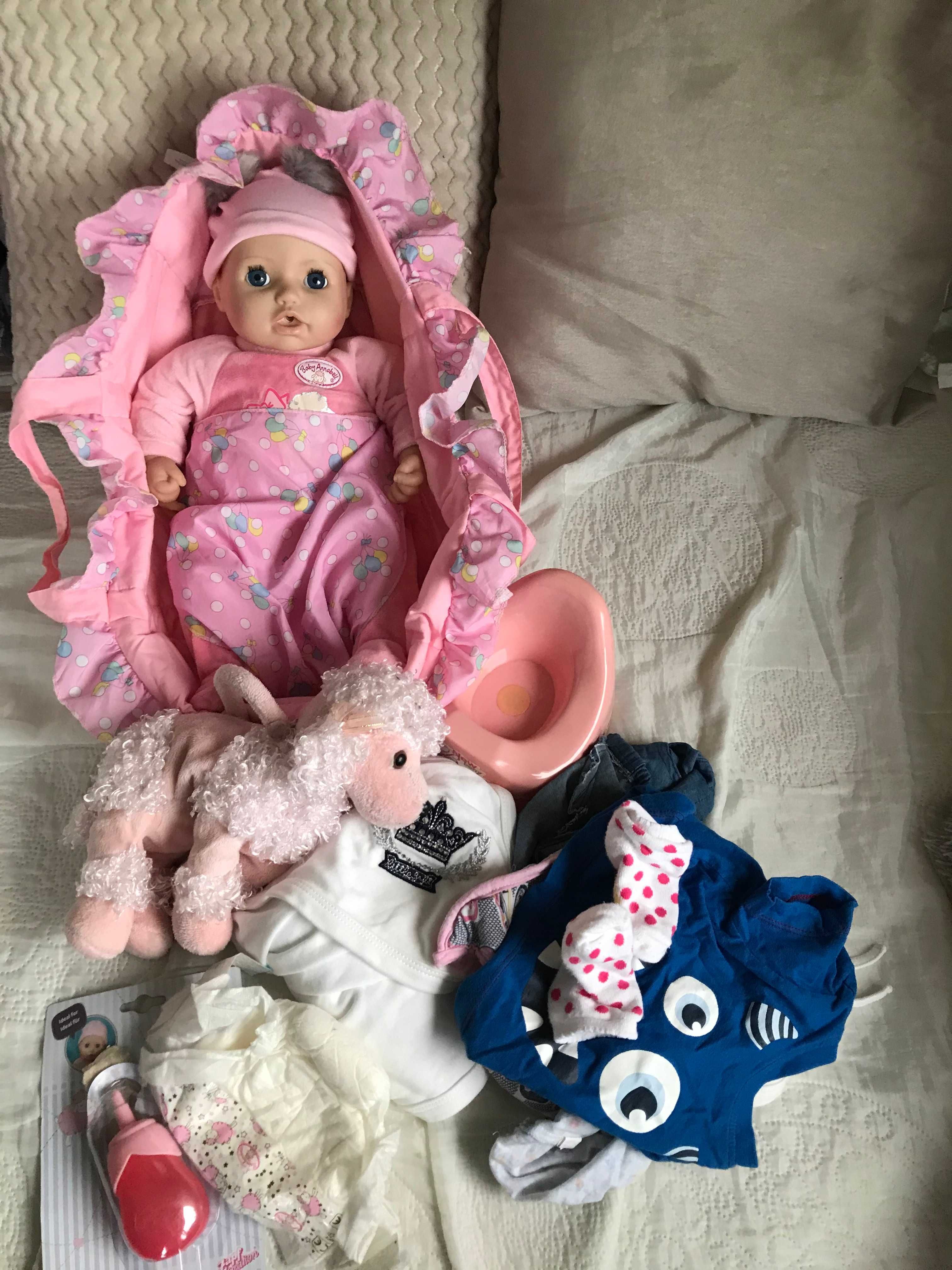 NOWA lalka Baby Annabell z defektem + AKCESORIA