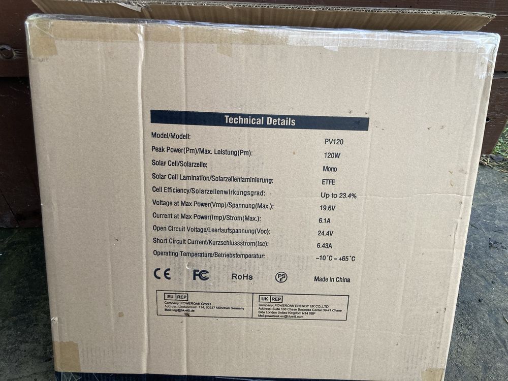 Panel fotowoltaiczny Bluetti 120W