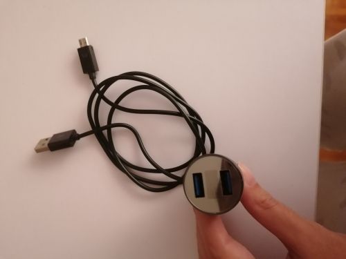 Carregador 2 entradas duplo usb NOVO oferta cabo usb portes incluídos