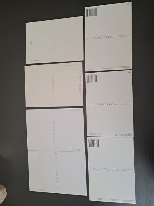 25 szt pocztówek malarstwo abstrakcja