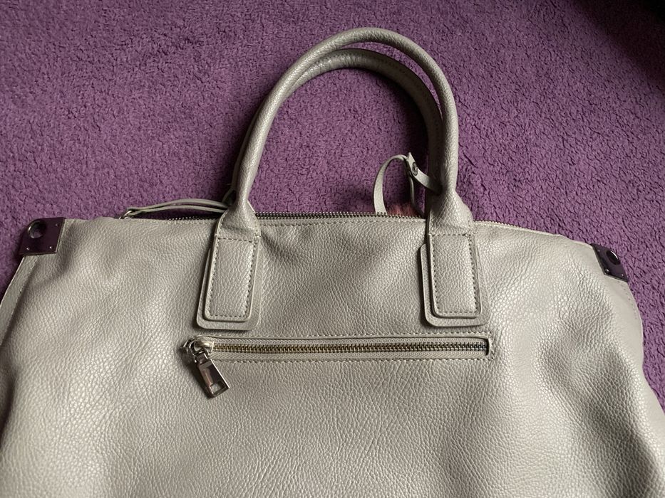 Modna duża szara torebka/torba - okazja!