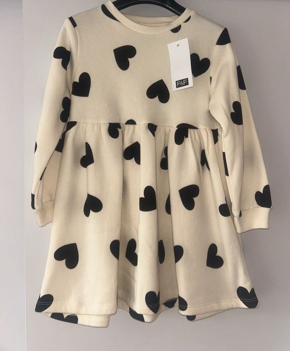 Dresowa sukienka dziewczęca F&F