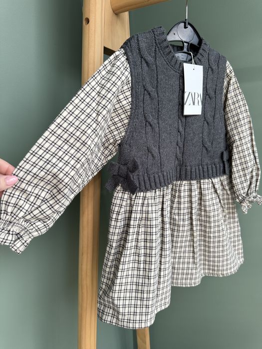 Нова сукня Zara на дівчинку 2,3,4,5 років, 92,98,104,110,платье