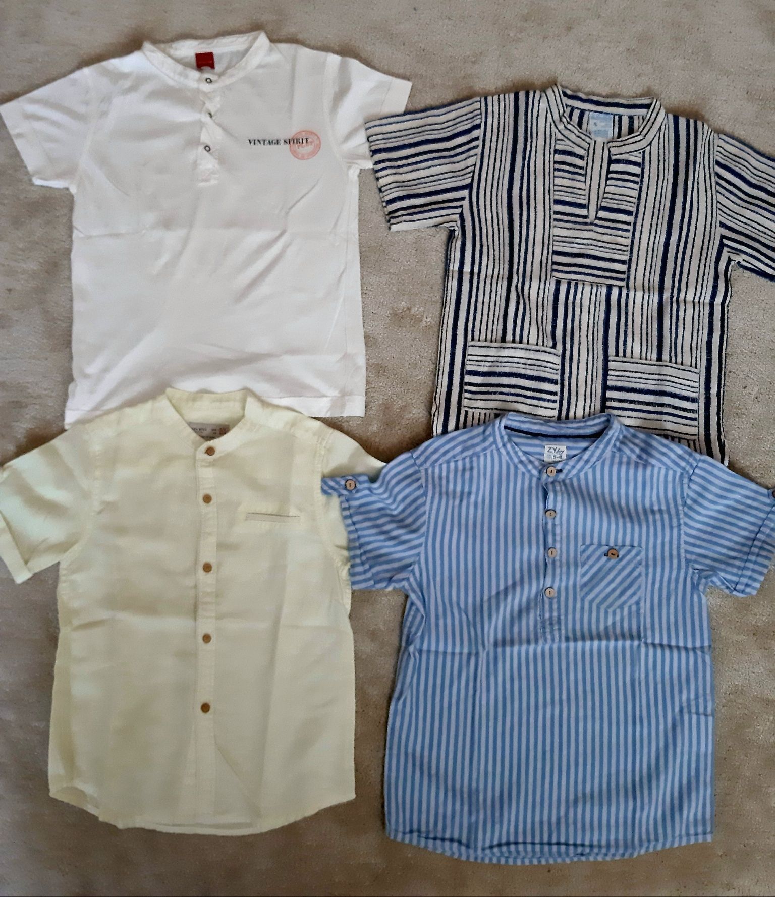 Camisas e túnicas 5/6 anos