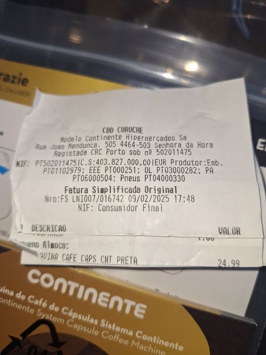 Máquina Café Cápsulas