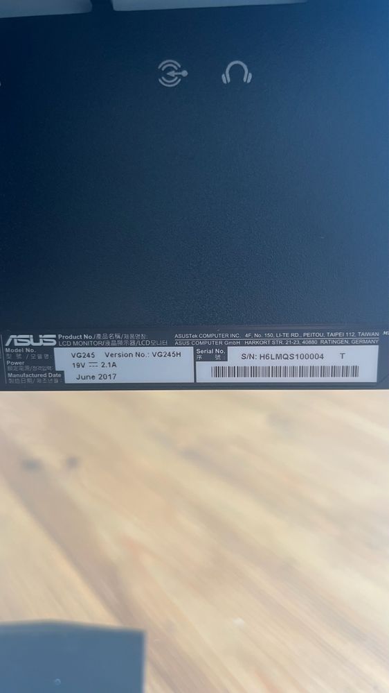 Monitor Gaming ASUS VG245H