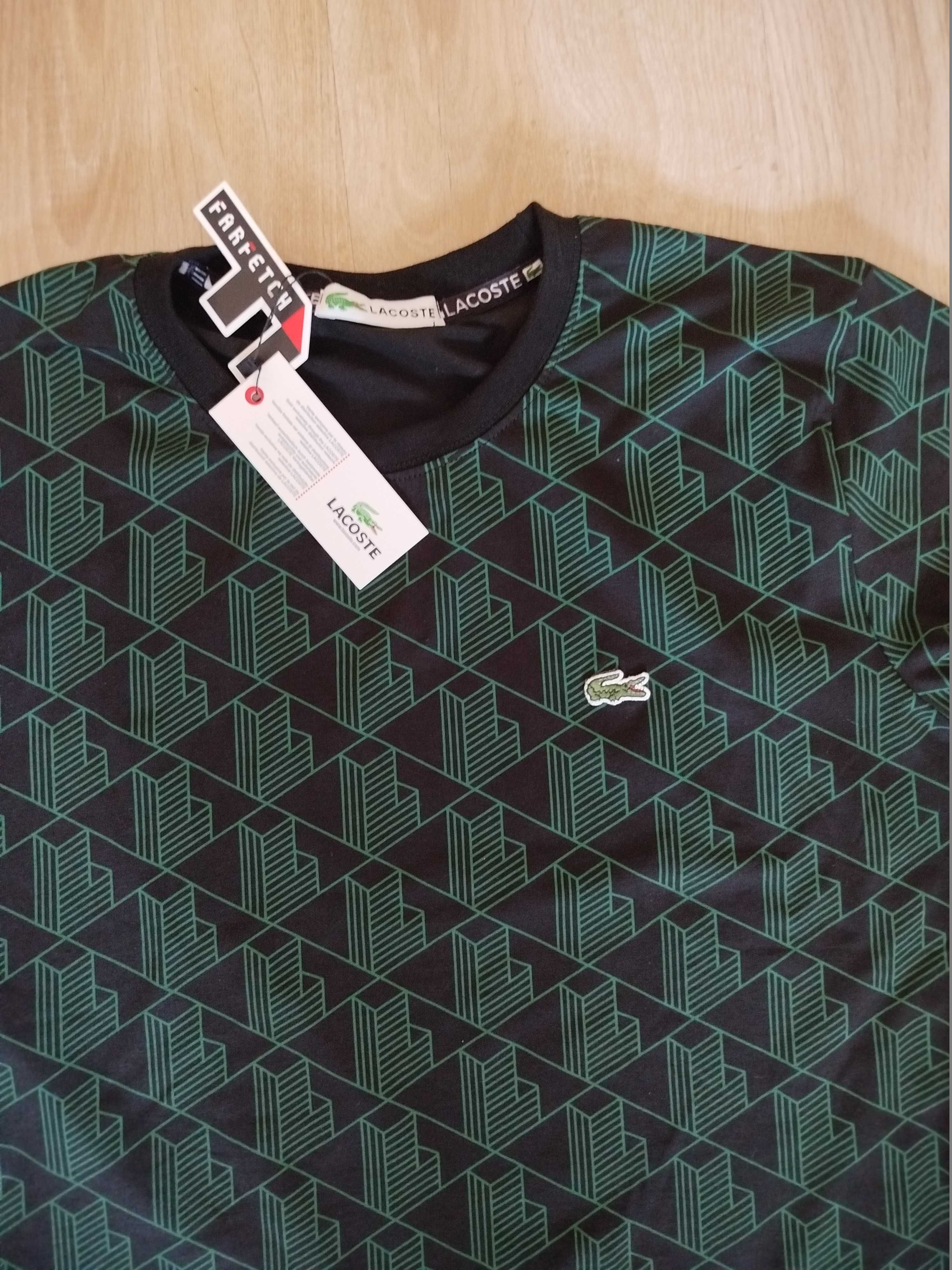 Super Koszulka Lacoste Print  L nowa z metkami