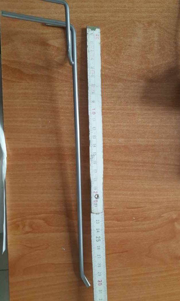 Stojak Ekspozytor z haczykami / Wieszak sklepowy kratka