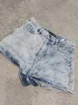 Spodenki jeansowe szorty z wysokim stanem S/M Cropp