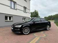 Audi A3 A3 Sedan! S-Line! Matrix! Ambiente! Czarny sufit! Bezwypadkowy!
