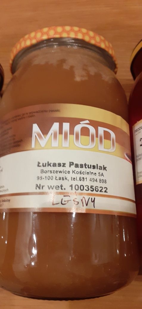 Miód  z własnej pasieki