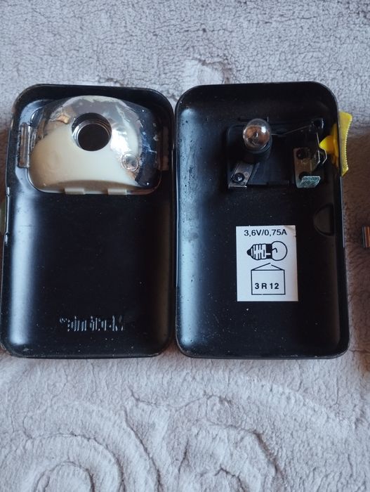 Zestaw latarek PRL vintage 3 sztuki