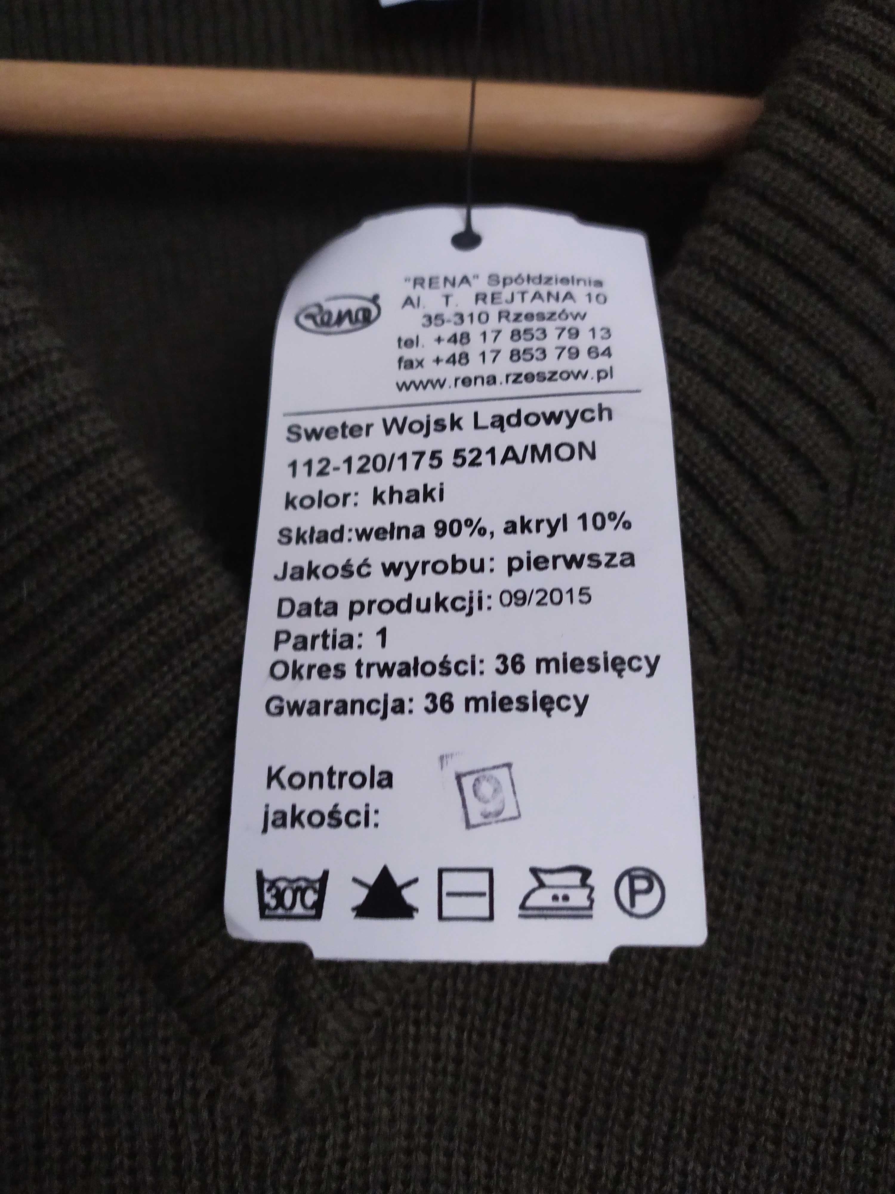 Nowy wzór sweter Wojsk Lądowych wz 521A/MON