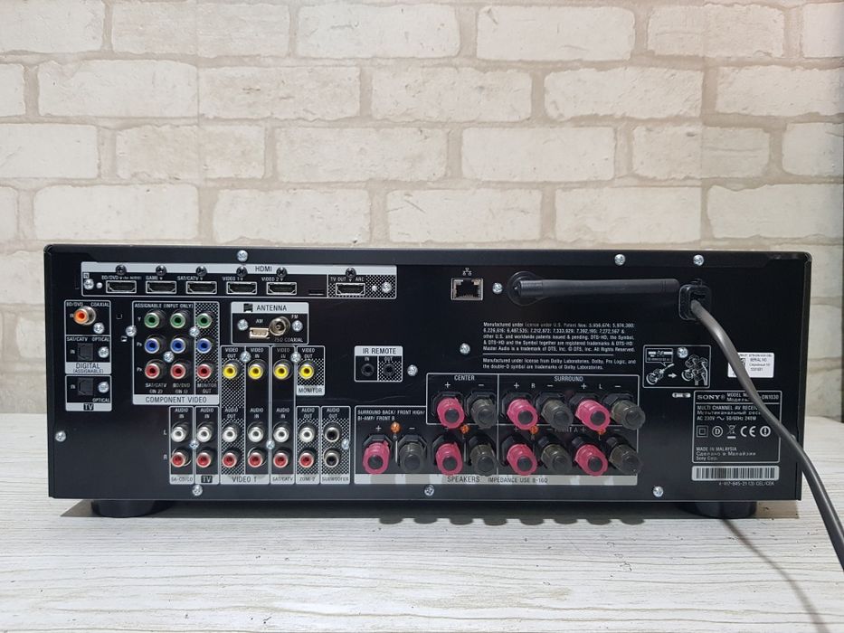 7.1AV ресивер Sony STR-DN1030,7x120Вт Wi‑Fi, Bluetooth, AirPlay