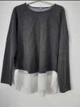 Camisola cinzenta mulher