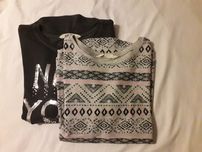 Bluzki cienkie bluzy H&M rozm M/L 170+