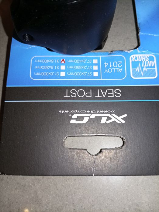 Sztyca XLC SP-R05 400 mm, antishock, 31,6; nowa