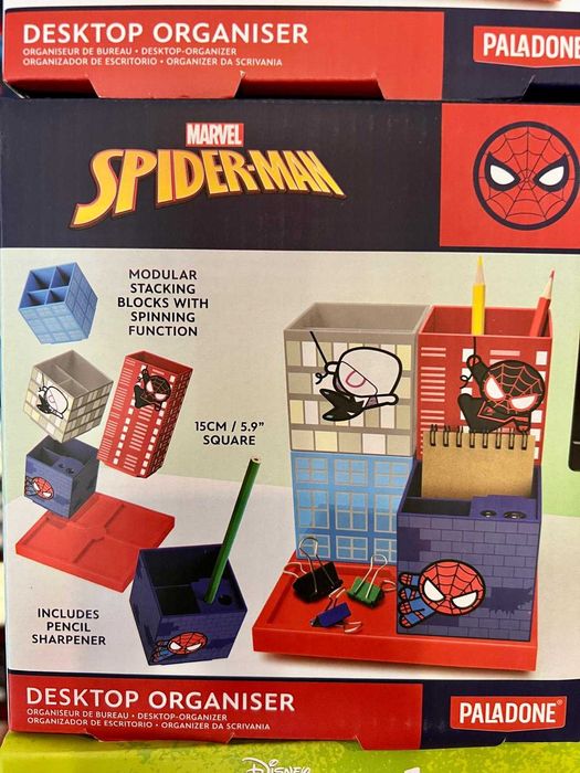 MARVEL SPIDER-MAN Przybornik Na Biurko Organizer SPIDEY Nowy Poznań
