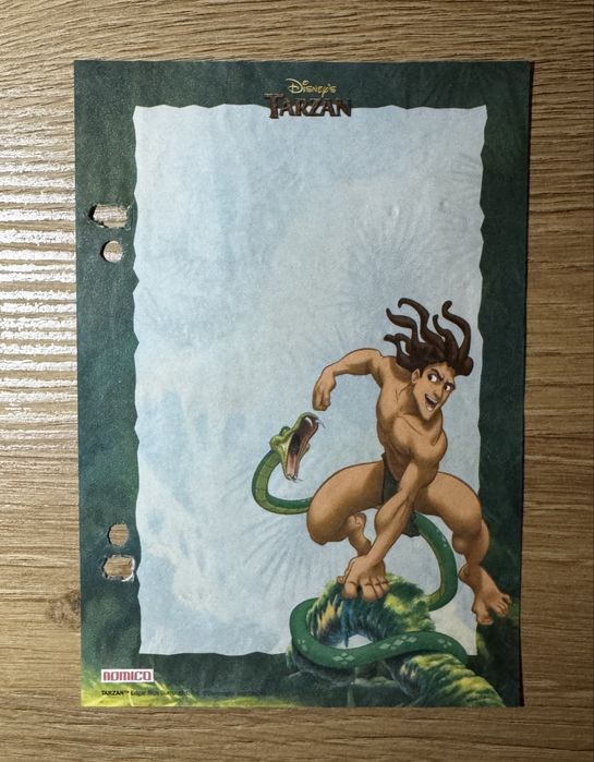 Karteczka do segregatora mała Tarzan