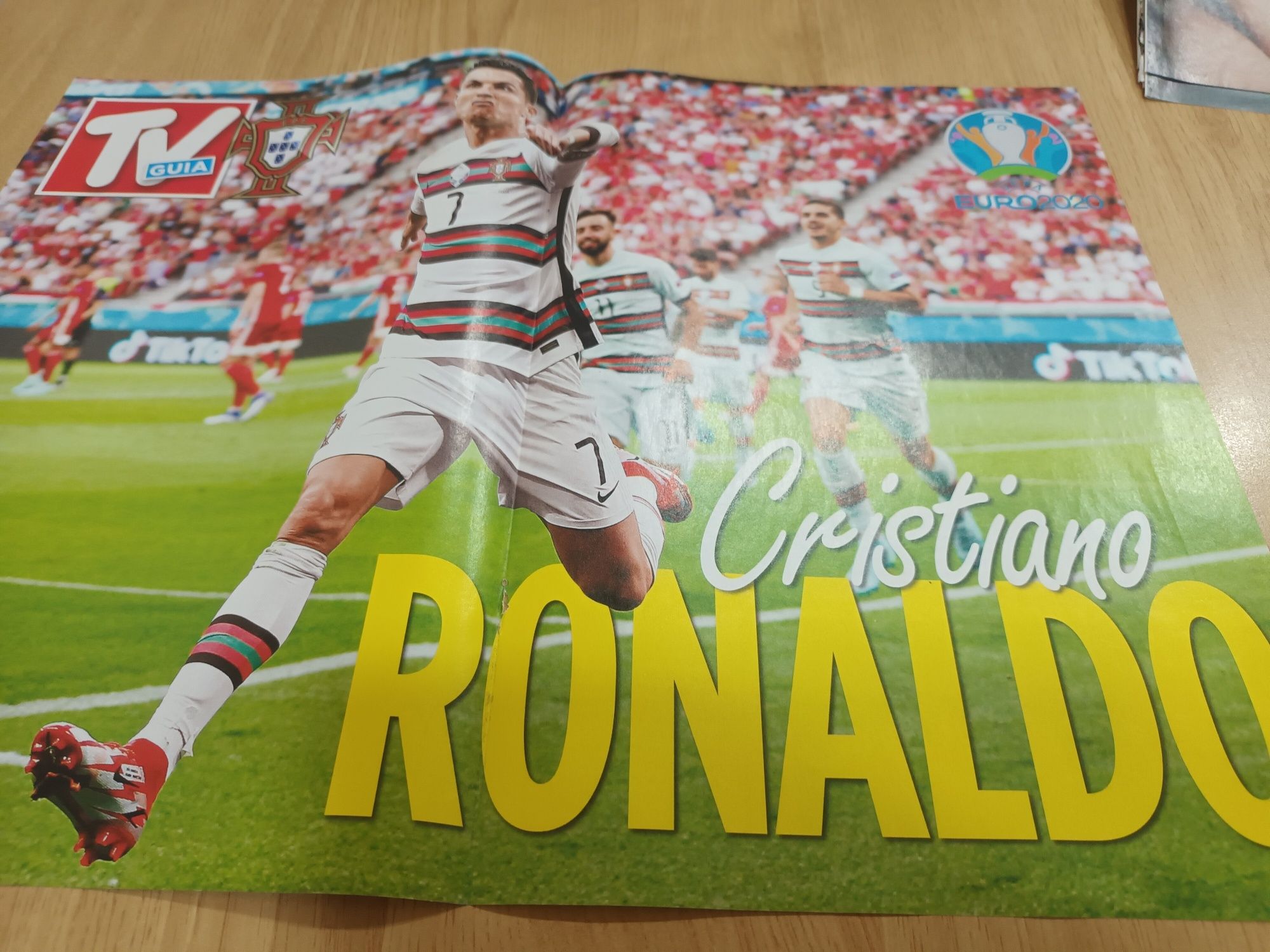 Poster do Cristiano Ronaldo como jogador da Selecção portuguesa de fut