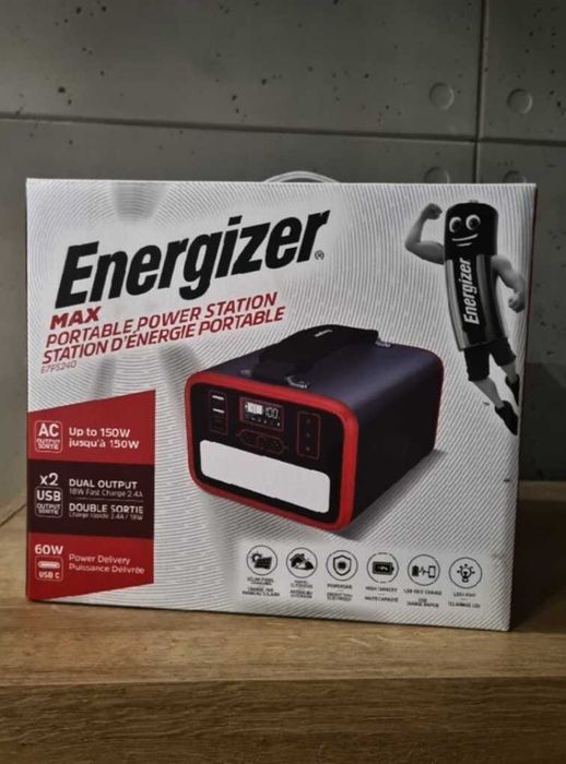зарядна станція Energizer Power Bank 240 Wh ОРИГІНАЛ MAX 300 W LifePO4