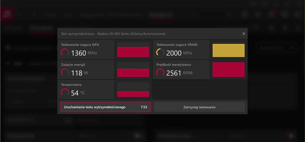Gigabyte Radeon RX 580 Gaming 8GB GDDR5 Używana w bardzo dobrym stanie