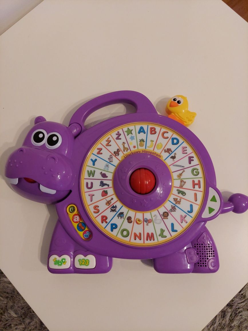 Zabawka edukacyjna literkowy hipopotam vtech