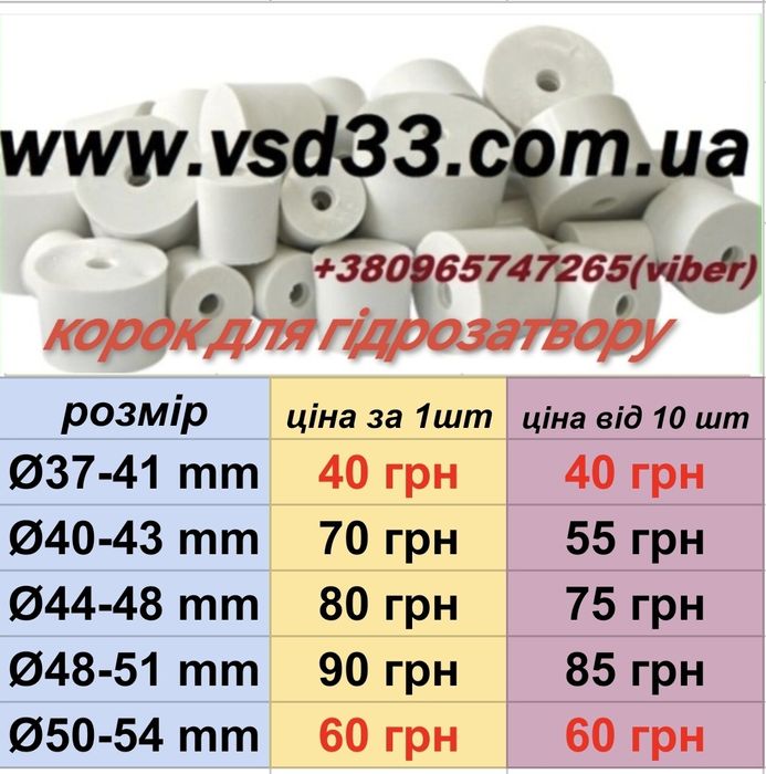 Пробка-гідрозатвор (водянийзатвор) ,на (бутель,бутиль,бутль)корок