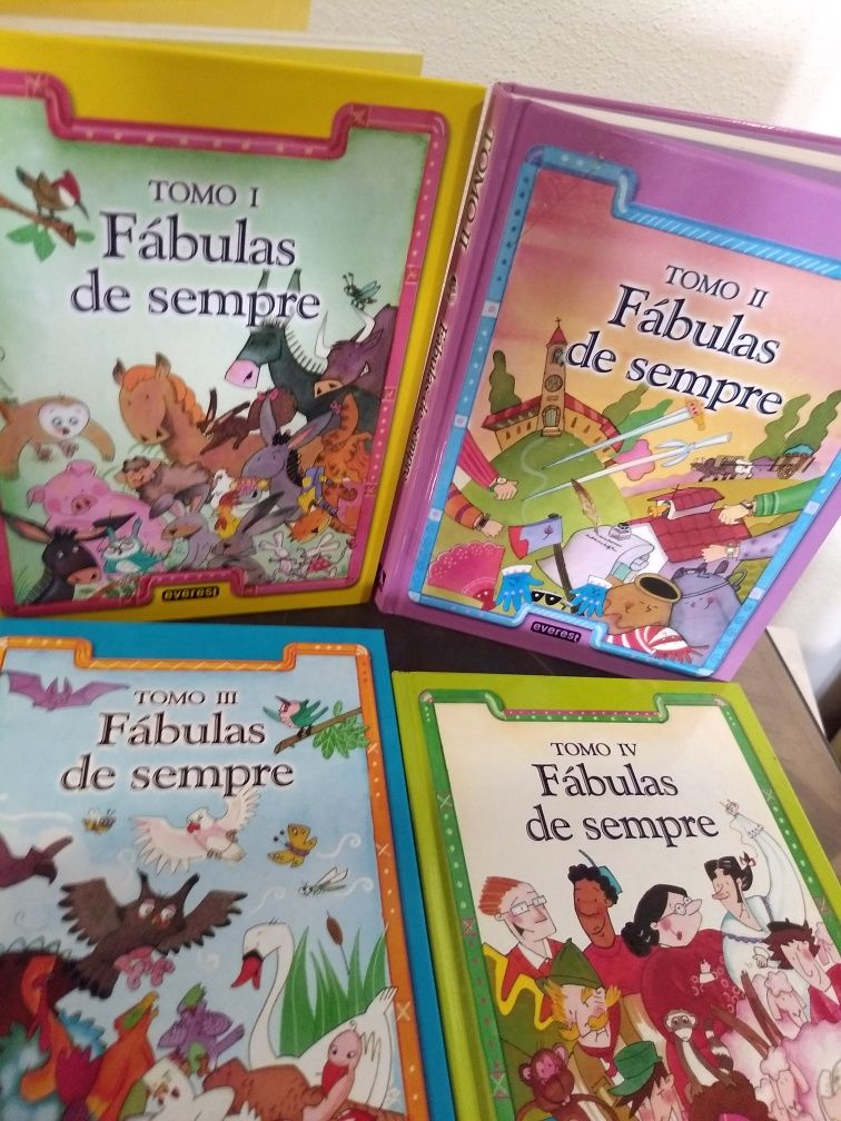 Fábulas de Sempre - Lote 4 livros ( Vol.1,2,3 e 4. )