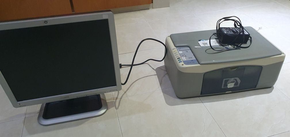 Monitor hp L1710 e impressora  hp PSC 1410